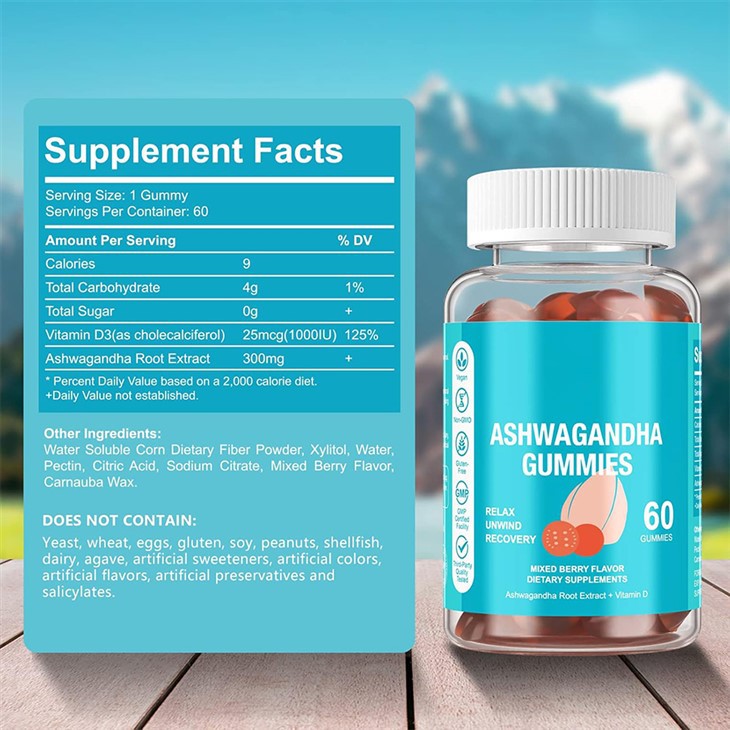 Ashwagandha Vitamin D3 Gummies Ashwagandha Vitamin D3 Gummies