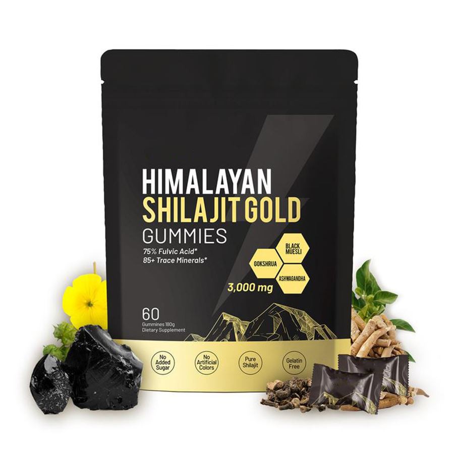 Хималайски Shilajit Gold Gummies Nature's Ponty Wellness Elixir