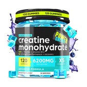 Power Creatine Creatine Monohydrate Gummies Blueberry Flast