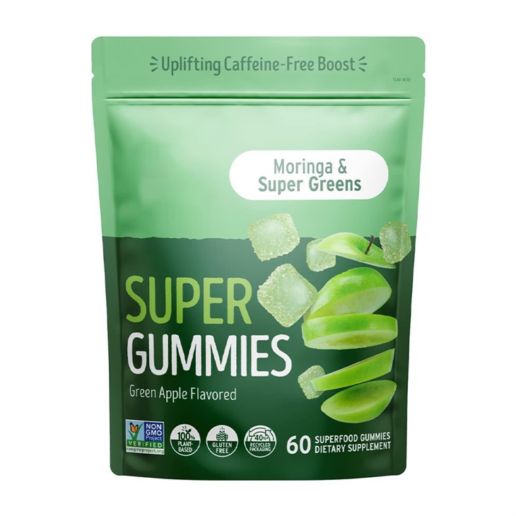 Supergummies Gummies на растителна основа за ежедневна жизненост